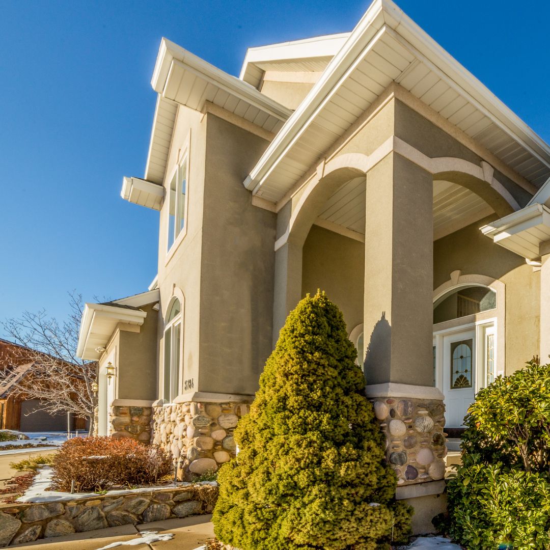 Stucco Home Washing softly