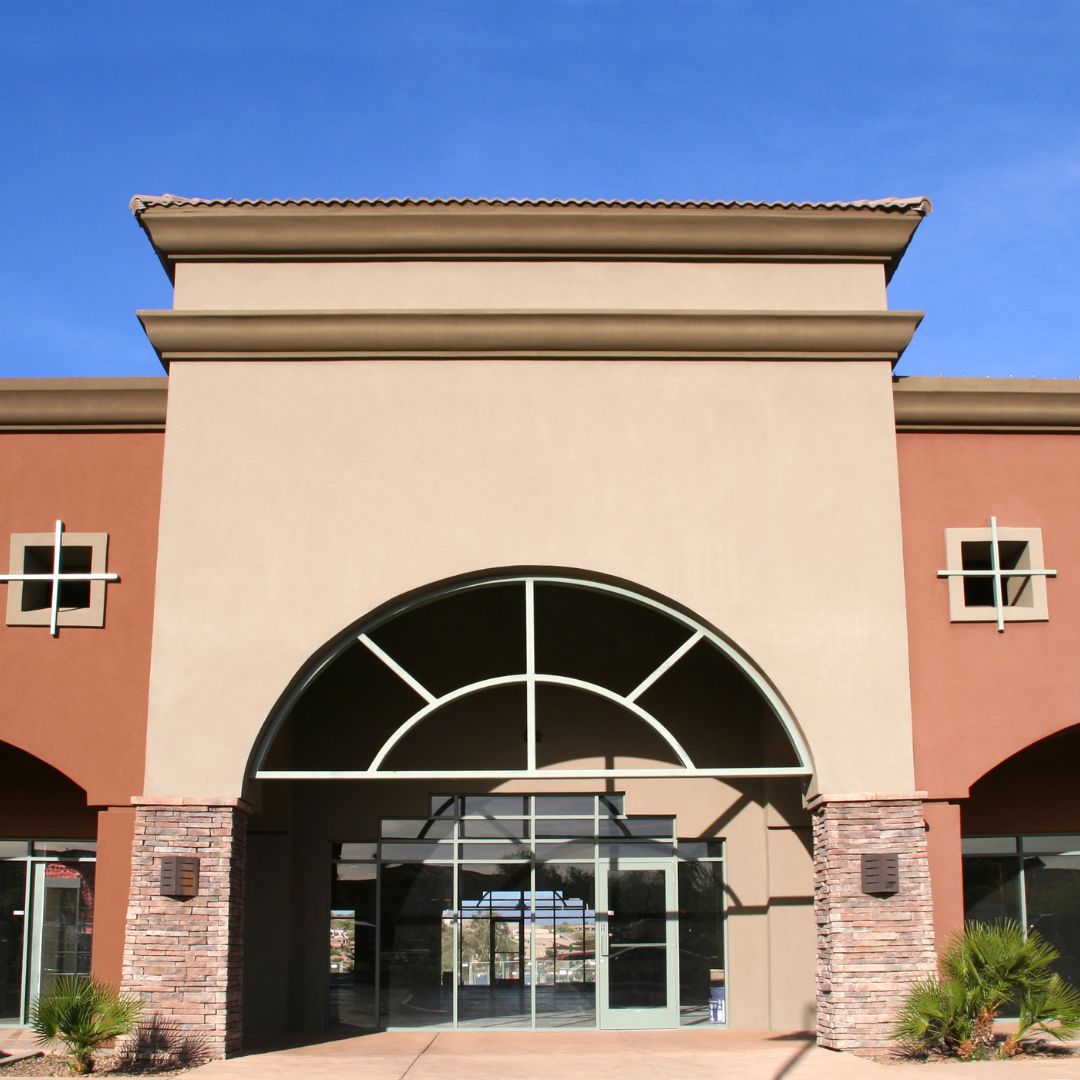 Stucco Storefront Cleaning Service